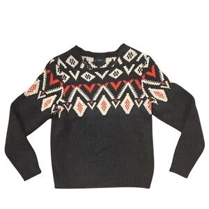 Lucky Brand Gray Cotton/Wool Blend Sweater Women’s Medium.